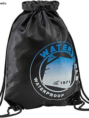 Waterproof Drawstring Backpack Ripstop Nylon Cinch Bag for Beach Gym Travel